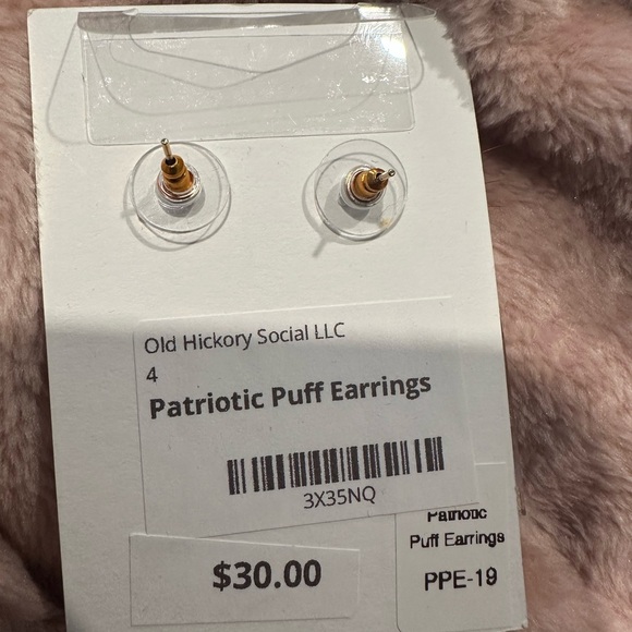 Patriotic Earrings - Picture 2 of 4